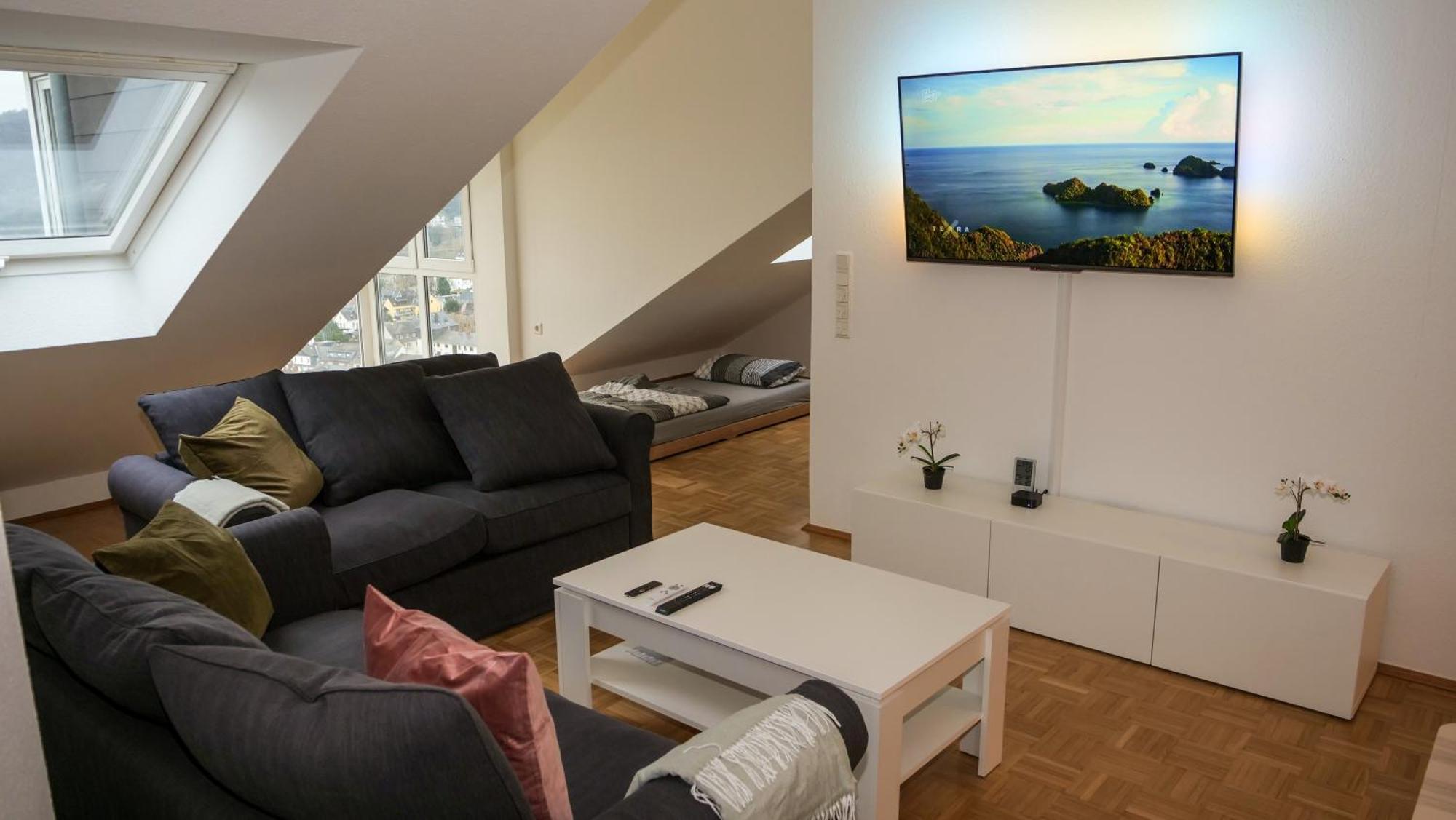 Ferienwohnung Rhein-Panorama Ланштайн Экстерьер фото
